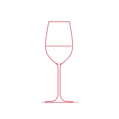 Objects Wine Glasses Zinfandel Wine Glass Line Art Illustration Svg, Free Vectors File